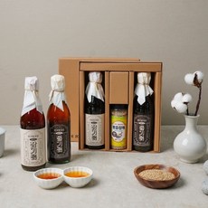 미미의 밥상 [미미방앗간][1+1] 순수 참기름+들기름+통참깨 선물세트 (총 2세트), 2개, 350ml