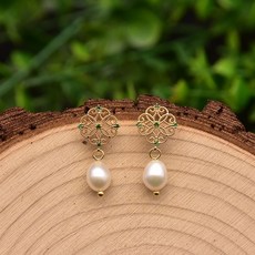 천연오팔귀걸이