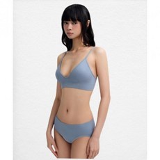 MUSINSA STANDARD WOMAN 우먼즈 홀가먼트 브라렛 [블루 그레이]