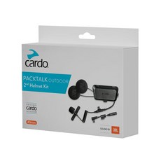 Cardo ardo Packtalk 아웃도어 2nd 헬멧 키트 추가 사용을 위한 통신 장치 액세서리 야외 헬멧용 다기능 두 번째 기능, Cardo ardo Packtalk 아웃도어 2nd 헬, Outdoor Black