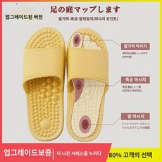 일본 무인 마사지 슬리퍼 족욕 혈자리 여성 알갱이 건강 슬리퍼 홈 목욕 미끄럼 방지 지압판 슬리퍼