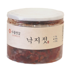 두물젓갈 탱글식감 오동통 낙지젓, 1개, 500g
