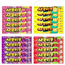 크라운 새콤달콤 딸기 포도 복숭아 레몬 29g x 20개입