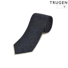 트루젠 트루젠 기하학 체크 변형 모던 넥타이_NAVY_TG8F9-MAN030