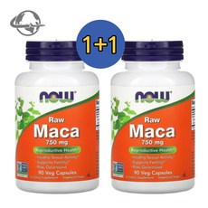 나우푸드 마카 750mg 90베지캡슐 1+1 Nowfoods maca