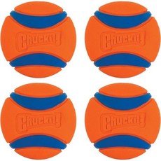 척잇 울트라 볼 강아지 공놀이 애견 장난감 4개, Pack of 4, Medium (2.5