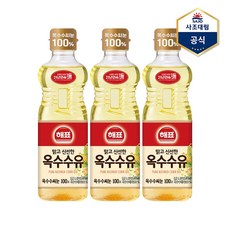 사조대림 해표 옥수수유 900ml X 3병 식용유, 2.7L, 1개