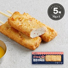 바디나인 닭가슴살 든든어묵바 오리지널 70g, 5팩