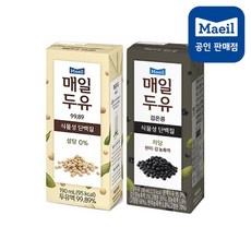 매일두유 99.89 190ml 24팩+검은콩24팩, 상세페이지 참조