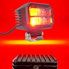DC12V-60V 공용 실외용 LED안전라인램프 고급 지게차 레드LED / 와이드빔 써치라이트, 셀럽스터디 본상품선택, 본상품선택, 1개