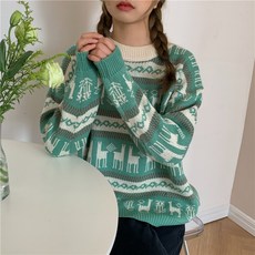 (7089) 키작녀용 파스텔톤 사슴니트