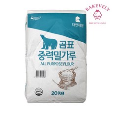 곰표 중력밀가루 20kg 제면용 수제비 만두피 대한제분, 1개