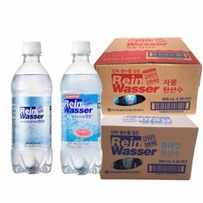라인바싸 탄산수 500ml x 40개, 플레인20개+레몬20개