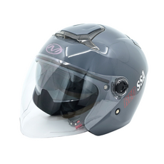 MTM RS-10 오토바이 스쿠터 바이크 실드 포함 더블 렌즈 헬멧, 유광도브