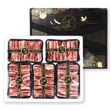 [고추남] 한우 찜갈비 선물세트 (800gx5)4kg, 5개