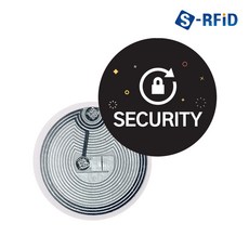 도어락 스티커 MF EM 라벨 태그 RFID 복사 복제 반복수정 디지털 도어록 스티커, 07.EM 스티커 25mm(No.153T), 1개