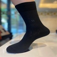 엘르 도트라인 신사 남성 정장 장목 양말 FFM41107E