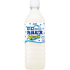 칼피스 제로 플러스 칼슘 아사히 0칼로리 유산균 음료 500ml 24병, 24개