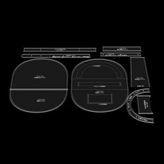 가죽필통만들기도안