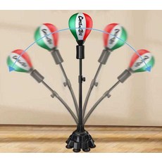 족구 타격기 실내 연습기 타격 훈련 기구 족구용품, (기본 스타일 - 레드와 블랙)