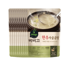 비비고 한우사골곰탕, 500g, 10개