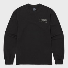 [노스페이스] 코어 1966 긴팔 라운드티 NT7TQ01K_BLK