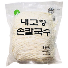 내고향 손칼국수1kg 칼국수면 생칼국수 수타칼국수 식사 간편요리 혼밥 회식 집밥 점심시간, 1kg × 1개