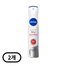니베아 데오드란트 스프레이형 200ml 드라이콤포트, 400ml, 1개