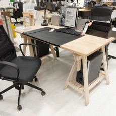 IKEA 제남 국내 리몬 향기롭다 볼드 테이블 화이트 자작나무 무대, 베이지  향기롭다 볼드 섬유 판