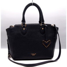 러브캣 캐주얼 여자 가죽 중고 토트백 숄더백 가방