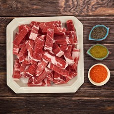 두툼사각 한입 양고기 양꼬치 큐브(쯔란포함), 1개, 500g