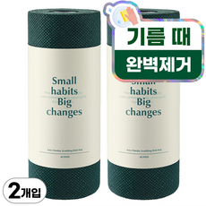 소소이지 이지 원데이 일회용 수세미 60p, 다크그린, 60개입, 2개 다크그린, 2개