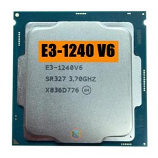Xeon E3-1240V6 CPU 3.70GHz 8M LGA1151 E3-1240 V6 쿼드 코어 데스크탑 E3 1240V6 프로세서 1240