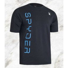 스파이더 SPYDER 트레이닝 프론트 레터링 반팔 티셔츠 SPIMCNRS202MBLK 343808