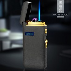 USB 충전식 방풍 방수 플라즈마 고급 전기 터보라이터, B