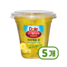 Dole 돌 후룻컵 파인애플컵 198g x 5개