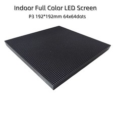 디스플레이 RGB 인터페이스 비디오 사인 1/16 패널 64X64 4 192X192MM 매트릭스 도트 개 모듈 보드용 디스플레이 LED 스캔 HUB75E 실내 P3, 1개