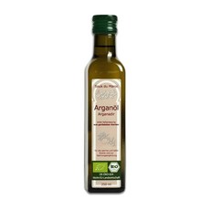 Souk du Maroc 식용 먹는 로스팅한 모로코 아르간 오일 250ml 100% Pure Agran Oil, 1개