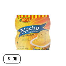 리코스 나쵸치즈소스, 400g, 5개