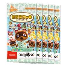 닌텐도 동물의숲 아미보 카드 5팩 세트 (5탄), 동물의 숲 amiibo 카드 5탄, 5개
