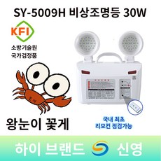 신영 비상조명등 SY-5009H 30W 리모컨점검기능 /소방 정전시자동점등 도매업체