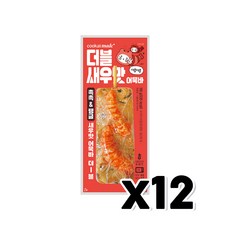 쿠캣 더블새우맛 어묵바 즉석간편조리 110g x 12개