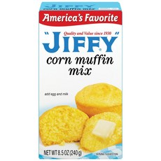 Jiffy Corn Muffin Mix 지피 콘 머핀 믹스 240g