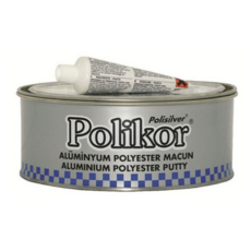 POLIKOR 폴리코 알루미늄 퍼티(2kg)-경화제포함 아연퍼티 빠데 자동차 도장 도색 복원 보수, 5개