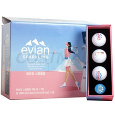에비앙 스파클링 330ml 6개 + 골프공3개포함 코스트코