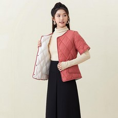 할머니 누빔 조끼 방한 경량 엄마옷 패딩 겨울