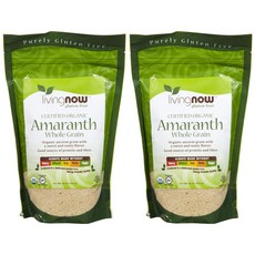 NOW Foods Organic Amaranth Grain - 1 lb - 2 pk NOW Foods 유기농 아마란스 곡물 - 1 lb - 2 pk, 1개