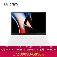 LG 2024 최신 정품 그램 17인치 인텔 14세대 울트라5 16GB 256GB 윈도우11