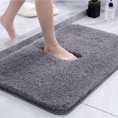 쇼앤엔 빨아쓰는 발매트 주방 욕실 매트, 다크그레이