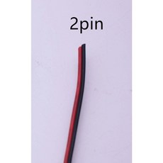 와이어 연장 케이블 커넥터 5050 3528 RGB LED 스트립 조명 모듈 등용 22AWG 코드 5M 2 3 4 5 6 핀 22, 2pin, 1개